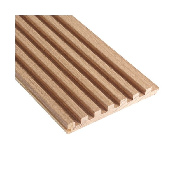 Champagne Oak Slat Wood Panels For Walls - Sleek, 4PK